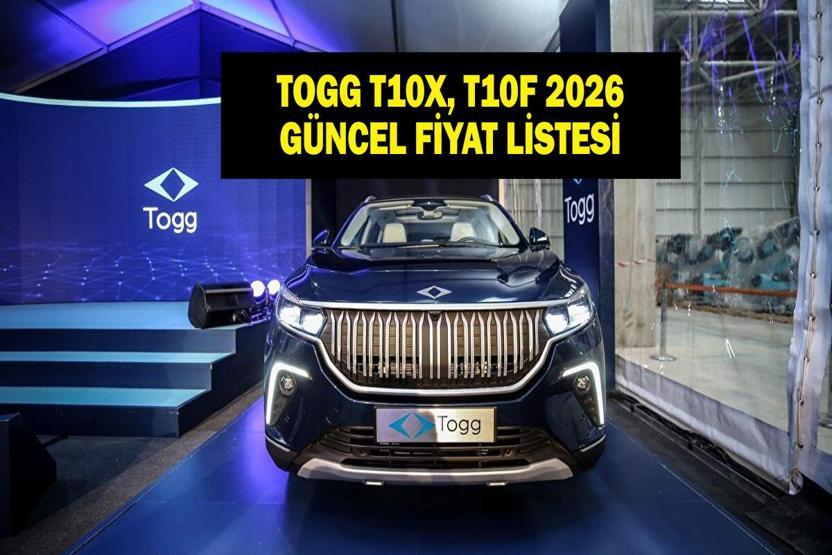 TOGG FİYAT LİSTESİ 0CAK 2026: TOGG 2026 Fiyatları Ne Oldu Sıfır Faiz Kampanyasında Devam Kararı İşte T10X ve T10F Güncel TOGG Fiyat Listesi...