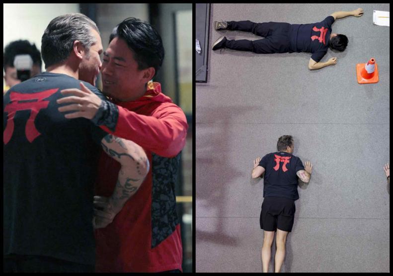 Pentagon öncesi spor, sonrası doktor... Japon bakan antrenman sonrası muayeneden geçti