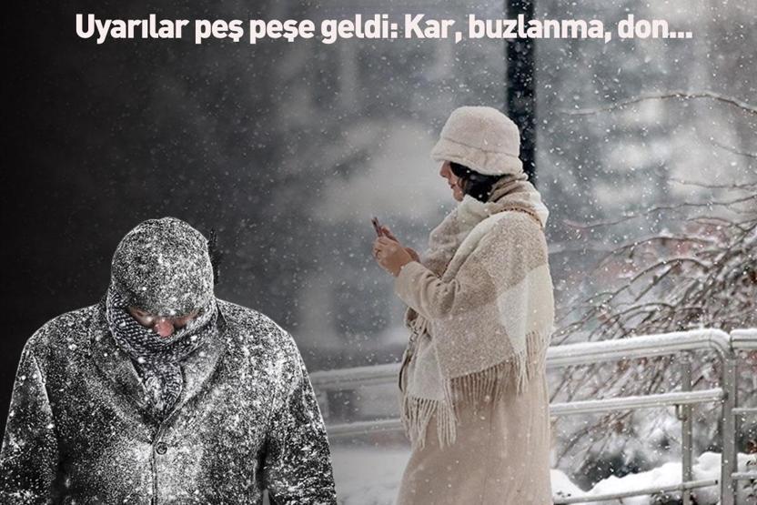 SON DAKİKA | Hafta sonu plan yapanlar dikkat Uyarılar peş peşe geldi: Kar, buzlanma, don...