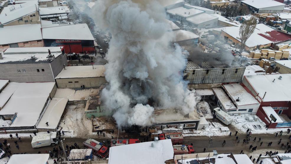 Erzurumda iş yerinde patlama: 2 ölü, 6 yaralı