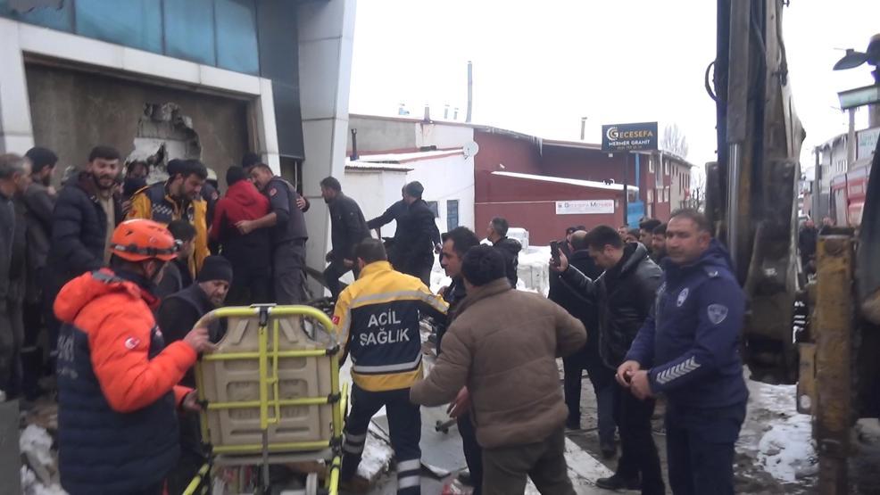 Erzurumda iş yerinde patlama: 2 ölü, 6 yaralı