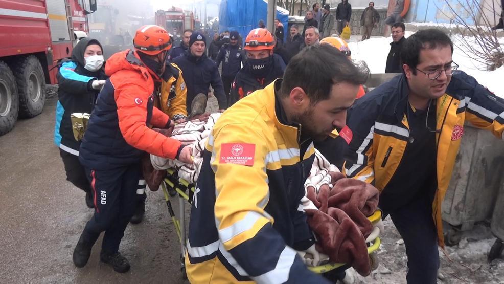 Erzurumda iş yerinde patlama: 2 ölü, 6 yaralı