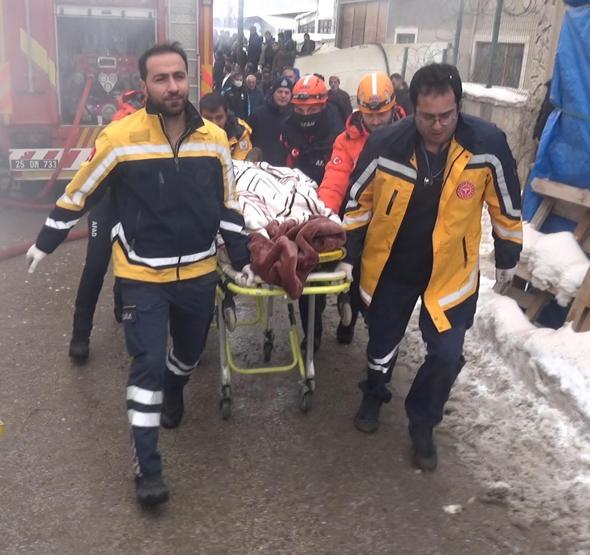 Erzurumda iş yerinde patlama: 2 ölü, 6 yaralı