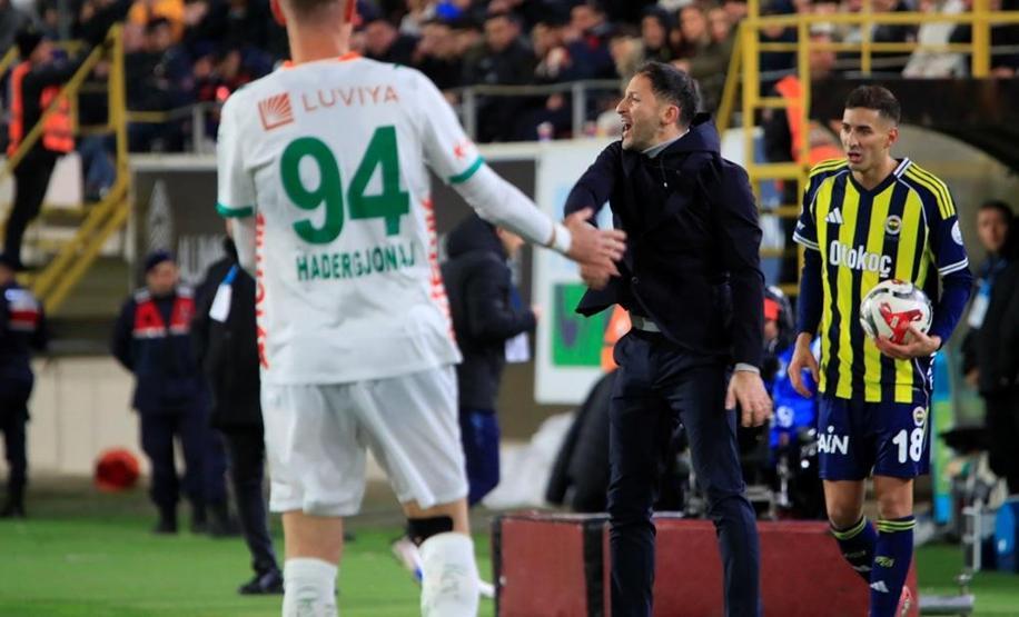 Fenerbahçede Alanyaspor maçı sonrası Tedescoya uyarı, Taliscaya övgü