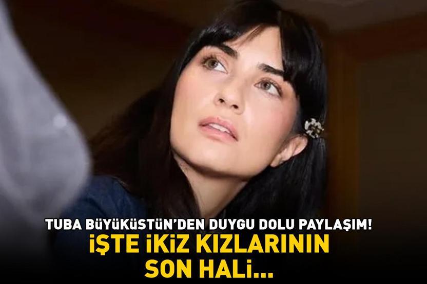 Tuba Büyüküstünün ikiz kızları 14 yaşında İşte Maya ve Toprakın son hali...
