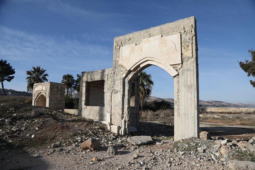 Terörden arındırılan Süleyman Şah Türbesi bölgesi havadan görüntülendi