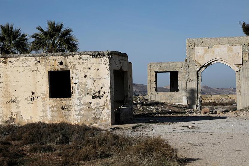 Terörden arındırılan Süleyman Şah Türbesi bölgesi havadan görüntülendi