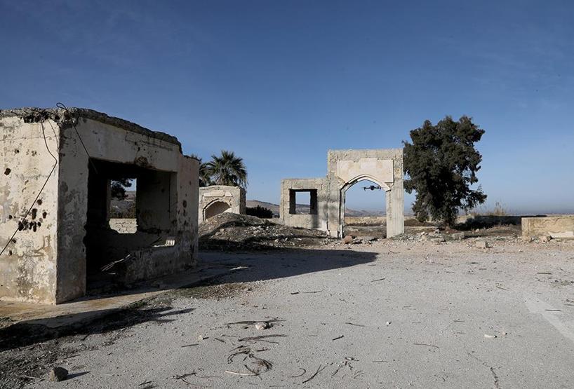 Terörden arındırılan Süleyman Şah Türbesi bölgesi havadan görüntülendi