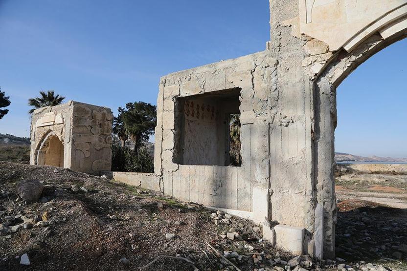 Terörden arındırılan Süleyman Şah Türbesi bölgesi havadan görüntülendi