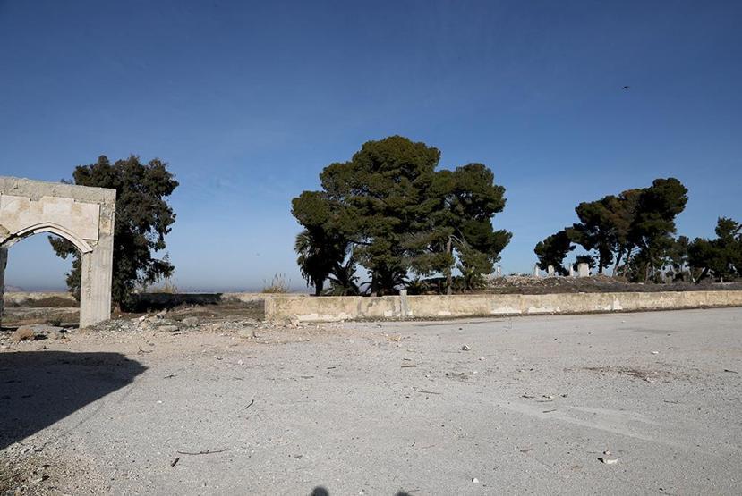 Terörden arındırılan Süleyman Şah Türbesi bölgesi havadan görüntülendi