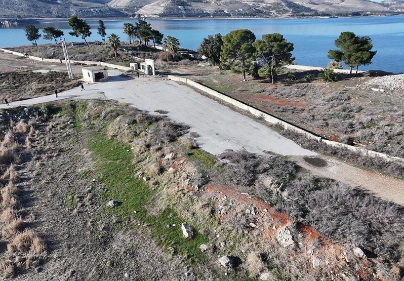 Terörden arındırılan Süleyman Şah Türbesi bölgesi havadan görüntülendi