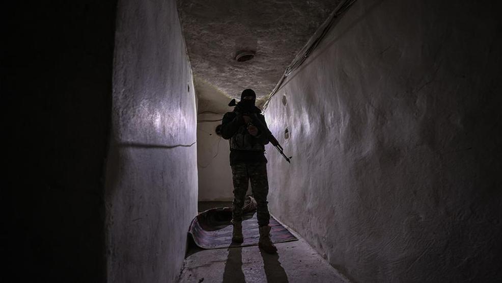 Sivillerin evlerini karargaha çevirmişler Terör örgütü YPGnin tünel ağı ortaya çıktı