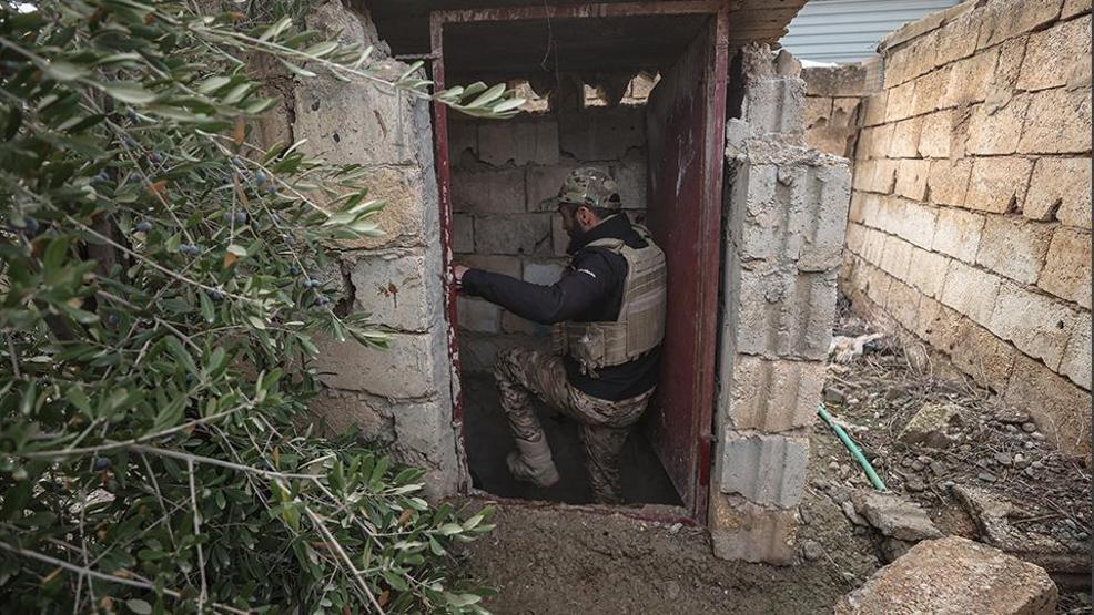 Sivillerin evlerini karargaha çevirmişler Terör örgütü YPGnin tünel ağı ortaya çıktı