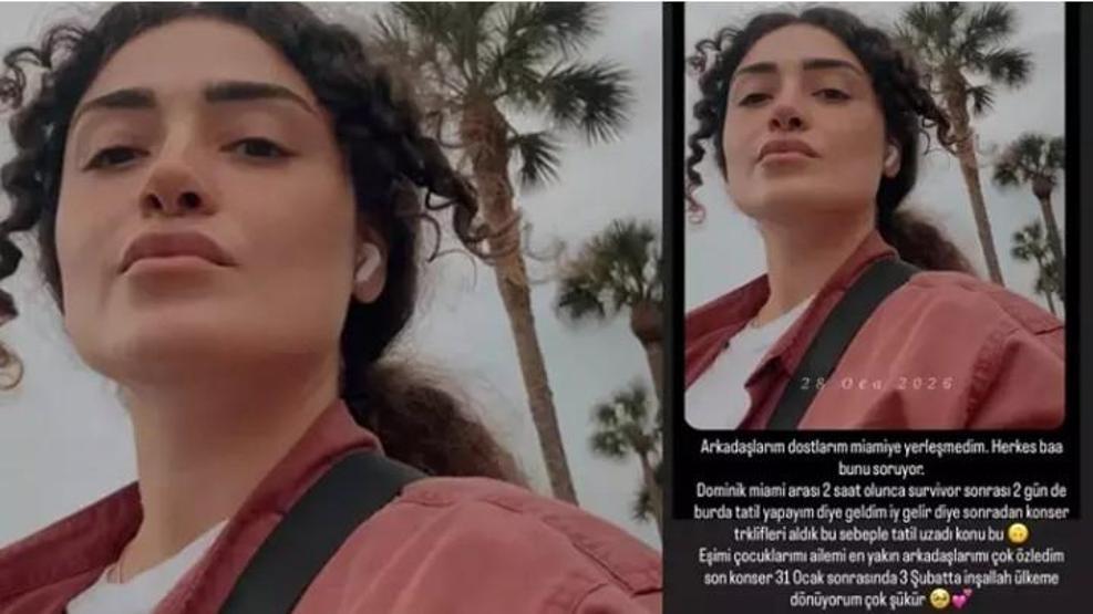 Dilan Çıtaktan ABDye Yerleşme İddialarına Cevap: Miamiye Yerleşmedim, Tatil Yapıyorum