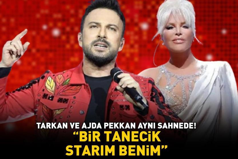 Tarkan ve Ajda Pekkan aynı sahnede BİR TANECİK STARIM BENİM