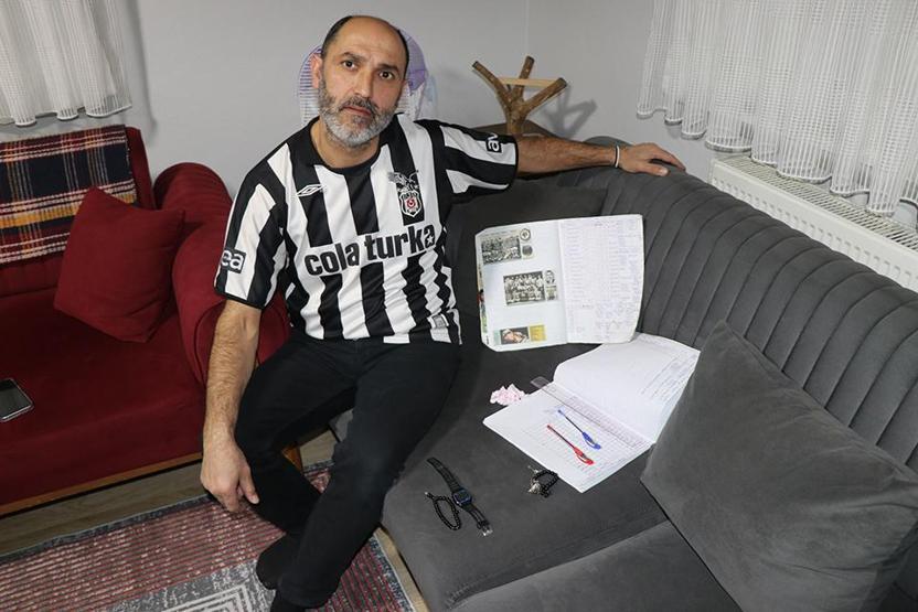 Böyle taraftar görülmedi: 25 yıldır Beşiktaşın her maçını tek tek not ediyor