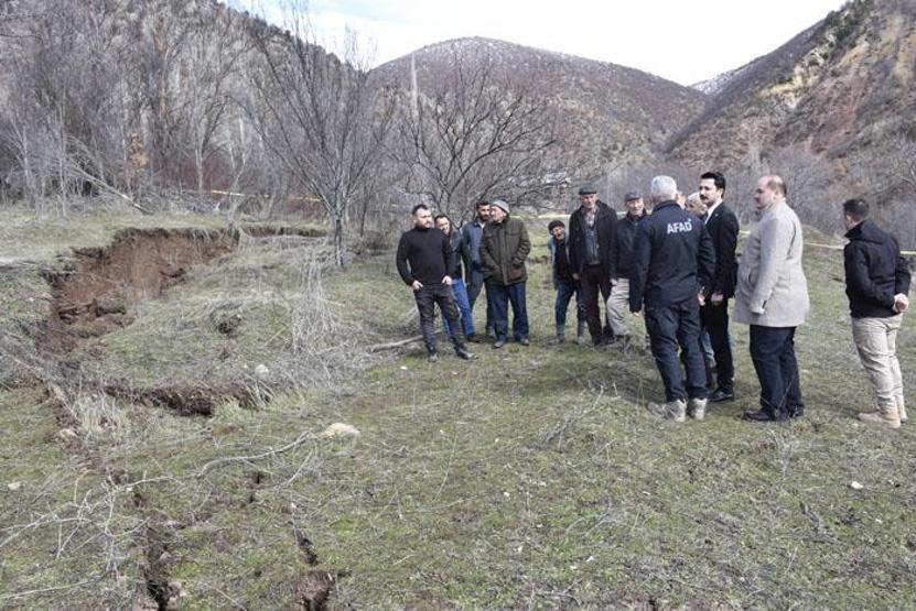 Köyde korku dolu bekleyiş Evler tehlikede