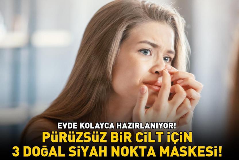 PÜRÜZSÜZ BİR CİLT İÇİN 3 DOĞAL CİLT MASKESİ 2 malzeme ile evde kolayca hazırlanıyor 15–20 dakika bekletmek yetiyor