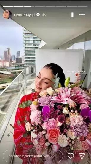 DUBAİ’DE ROMANTİK SÜRPRİZ Güller ve Günahların Zeynepi Cemre Baysel aşka geldi Sevgilisi Cem Bölükbaşına böyle destek verdi