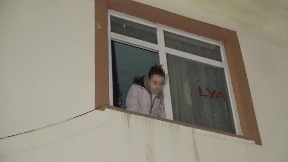 Pencereden yardım istedi Zorla evde tutulan kadın kurtarıldı