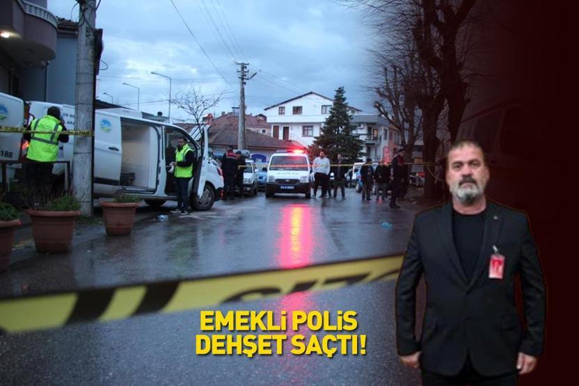 Emekli polis dehşet saçtı Eşini ve MHP ilçe başkanını silahla vurarak öldürdü