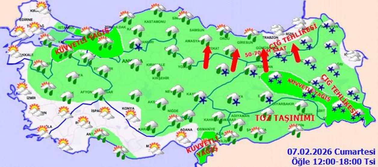SON DAKİKA | Dikkat Meteoroloji saat vererek uyardı: Su baskını, yıldırım, hortum, yağış ve fırtına...