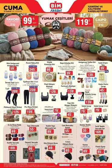 BİM 13 ŞUBAT AKTÜEL ÜRÜNLER KATALOĞU BİMde bu hafta neler var 18 Parça Yemek Takımı, Kalp Şekilli Döküm Tencere, Çelik Sahan Seti...