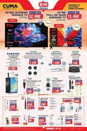 BİM 13 ŞUBAT AKTÜEL ÜRÜNLER KATALOĞU BİMde bu hafta neler var 18 Parça Yemek Takımı, Kalp Şekilli Döküm Tencere, Çelik Sahan Seti...