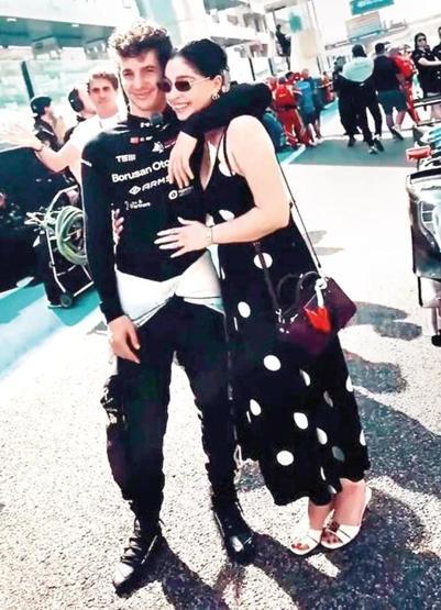 Dubaide Cemre Morali Yarış Öncesi Romantik Anlar