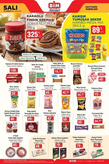 BUGÜN RAFLARDA BİM aktüel kataloğu 10 Şubat 2026 Salı… Bu hafta BİM aktüel ürünleri 3 sayfa olacak