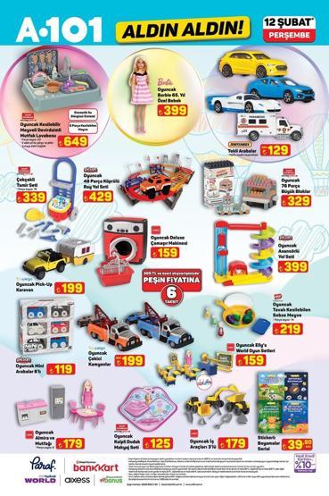 A101 AKTÜEL KATALOĞU 12 ŞUBAT 2026: Bu Hafta Neler İndirimde Beyaz Eşyadan Elektrikli Motosiklete, Mutfak İhtiyaçlarından Masa ve Koltuk Takımına A101 Hayırlı Ramazanlar Aldın Aldın Kataloğu 12 Şubat 2026