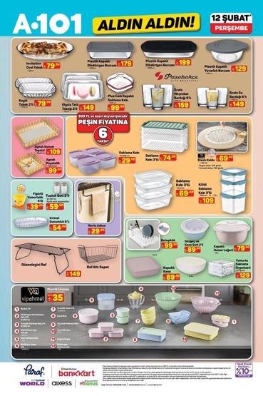 A101 AKTÜEL KATALOĞU 12 ŞUBAT 2026: Bu Hafta Neler İndirimde Beyaz Eşyadan Elektrikli Motosiklete, Mutfak İhtiyaçlarından Masa ve Koltuk Takımına A101 Hayırlı Ramazanlar Aldın Aldın Kataloğu 12 Şubat 2026