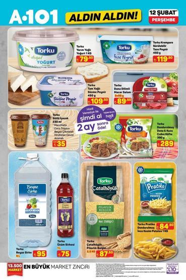 A101 AKTÜEL KATALOĞU 12 ŞUBAT 2026: Bu Hafta Neler İndirimde Beyaz Eşyadan Elektrikli Motosiklete, Mutfak İhtiyaçlarından Masa ve Koltuk Takımına A101 Hayırlı Ramazanlar Aldın Aldın Kataloğu 12 Şubat 2026