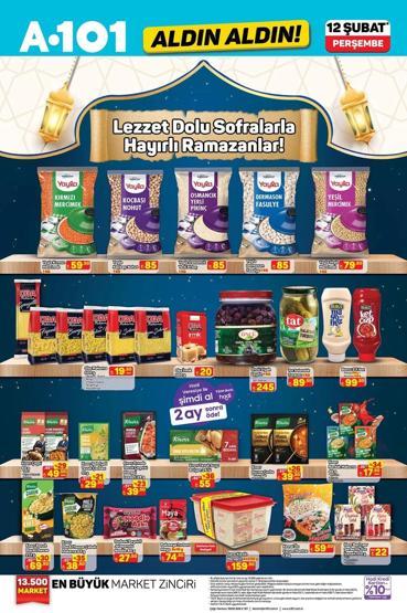 A101 AKTÜEL KATALOĞU 12 ŞUBAT 2026: Bu Hafta Neler İndirimde Beyaz Eşyadan Elektrikli Motosiklete, Mutfak İhtiyaçlarından Masa ve Koltuk Takımına A101 Hayırlı Ramazanlar Aldın Aldın Kataloğu 12 Şubat 2026