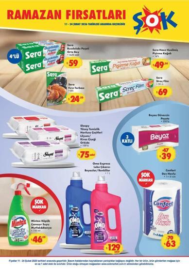 ŞOK 11–24 Şubat 2026 Aktüel Kataloğu Yayınlandı Sevgililer Günü ve Ramazan’a Özel İndirimler İşte 11–24 Şubat Aktüel Ürünler...