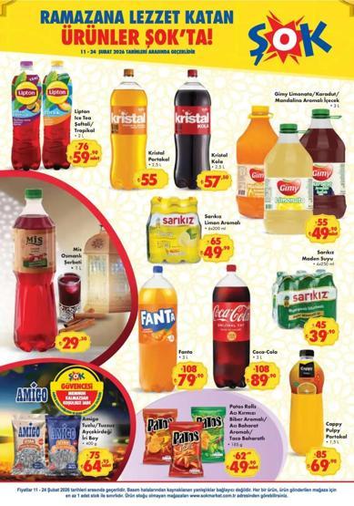 ŞOK 11–24 Şubat 2026 Aktüel Kataloğu Yayınlandı Sevgililer Günü ve Ramazan’a Özel İndirimler İşte 11–24 Şubat Aktüel Ürünler...