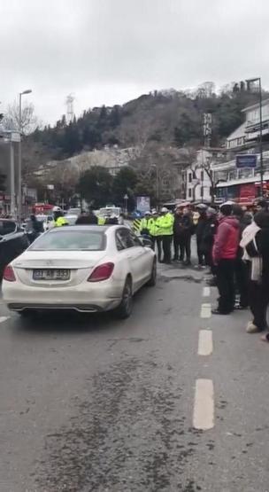 Bebek’te bir garip olay: Trafikte aracını durdurup dans etmeye başladı