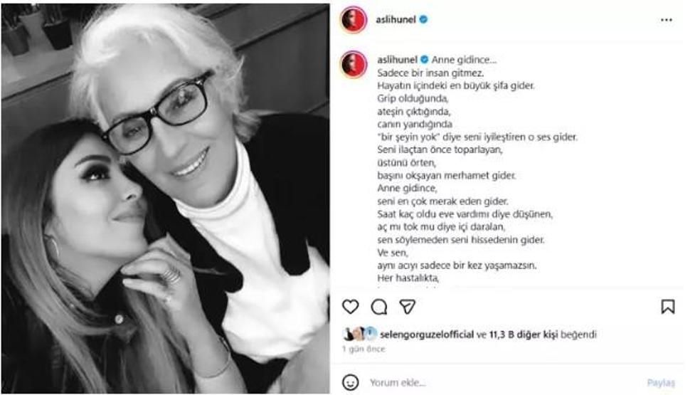 Anne acısı dinmiyor Aslı Hünel’den yürek burkan sözler