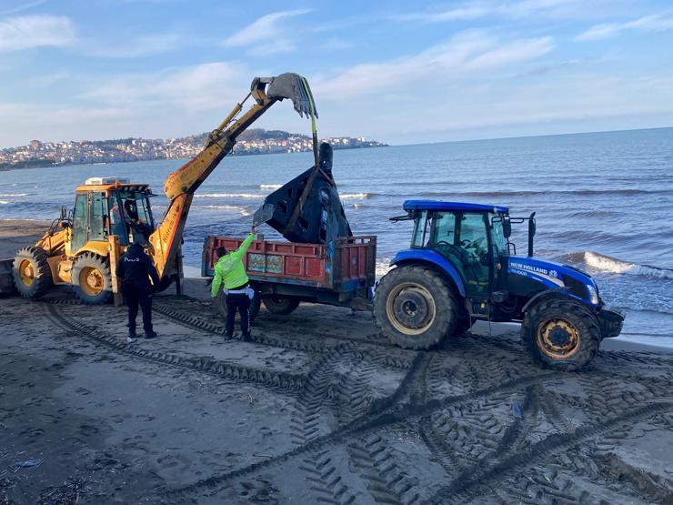 Sahilde İHA alarmı Ekipler seferber oldu, kriminal incelemeye alındı