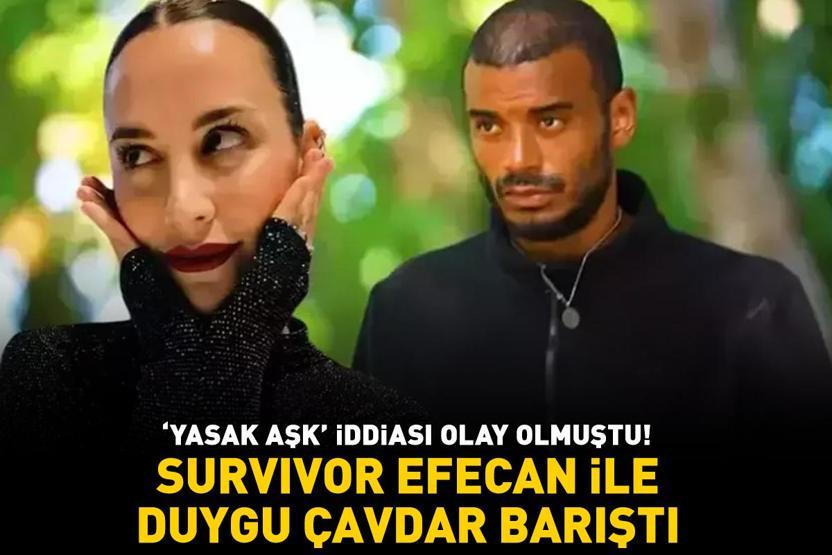 YASAK AŞK İDDİASI OLAY OLMUŞTU Survivor Efecan ile Duygu Çavdar barıştı
