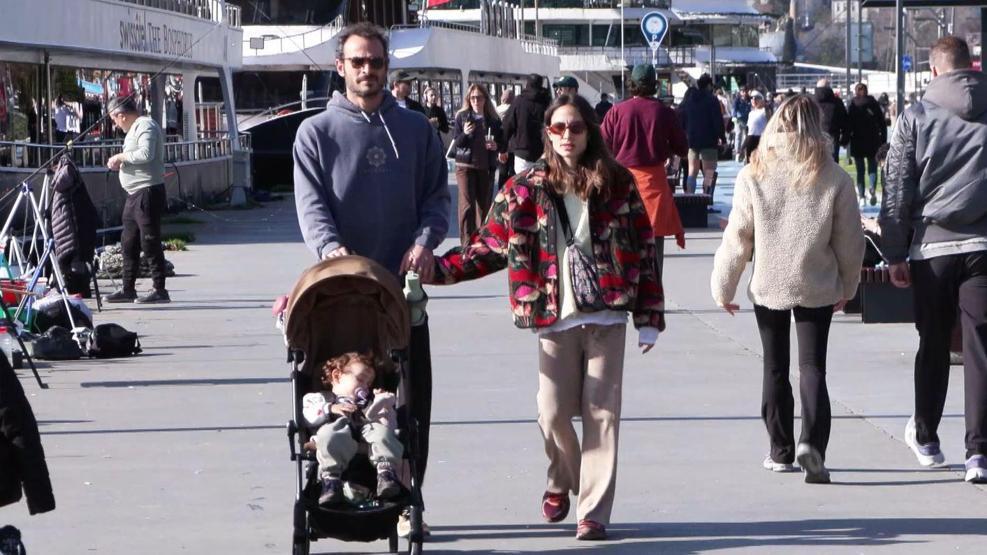 İstanbulda yaz görünümlü şubat