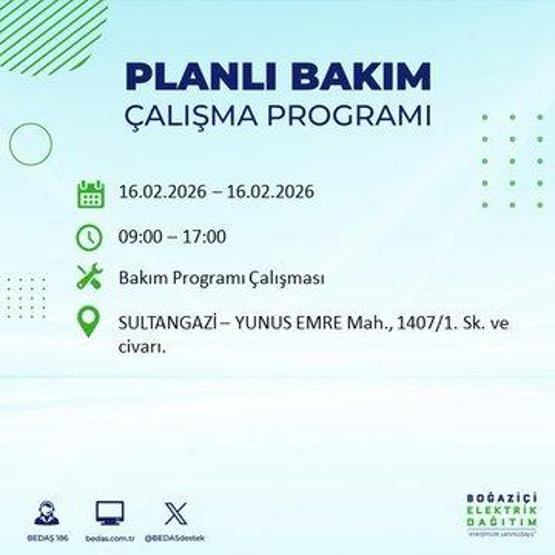 16 ŞUBAT İSTANBUL ELEKTRİK KESİNTİSİ BEDAŞ: İstanbulda Elektrikler Ne Zaman Gelecek 23 İlçede Saatler Süren Kesinti Yaşanacak