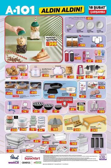 A101 19 ŞUBAT AKTÜEL KATALOĞU: Bu Hafta A101 Aldın Aldın Aktüel Kataloğunda Neler Var