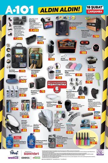 A101 19 ŞUBAT AKTÜEL KATALOĞU: Bu Hafta A101 Aldın Aldın Aktüel Kataloğunda Neler Var