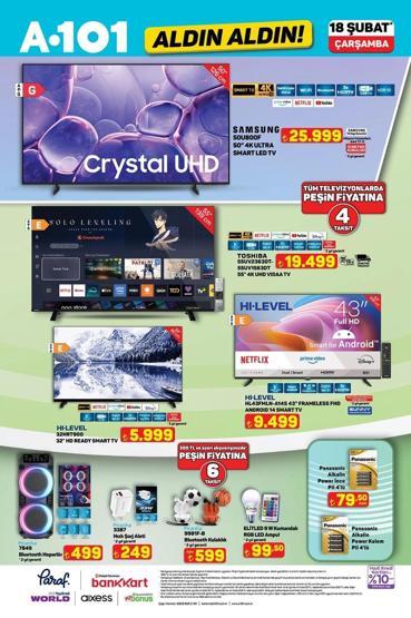 A101 19 ŞUBAT AKTÜEL KATALOĞU: Bu Hafta A101 Aldın Aldın Aktüel Kataloğunda Neler Var