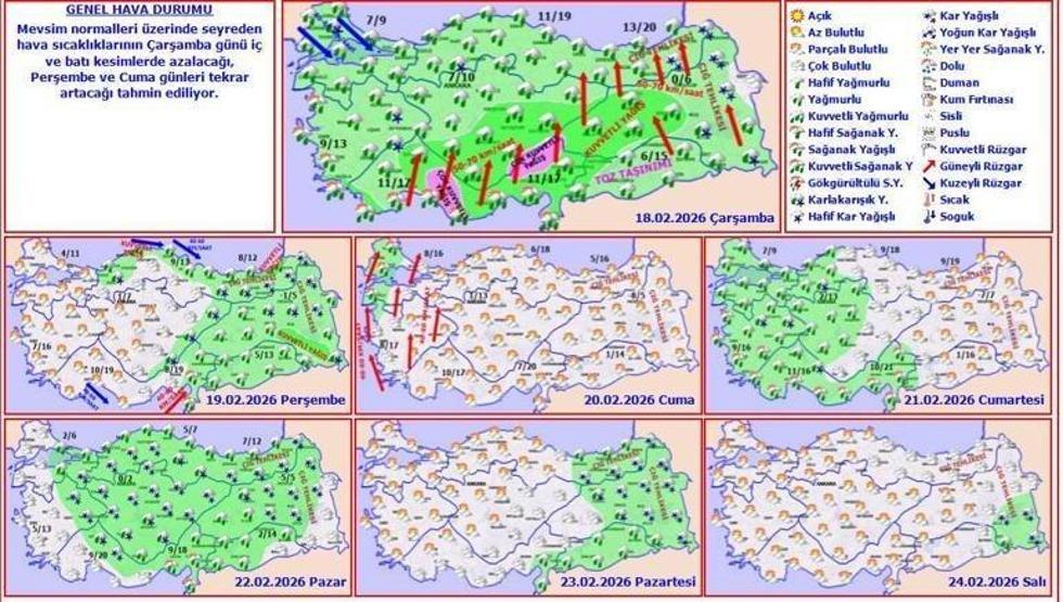 Dikkat Meteoroloji uyardı: 19 kent için alarm verdi Kuvvetli geliyor