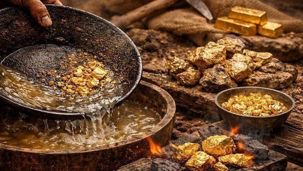 Kenyada toprağın altında yatan servet Günlük hedef 30 gram...