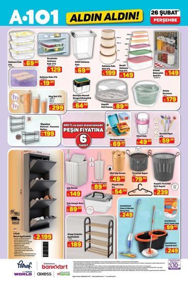 26 Şubat A101 Aktüel Kataloğu Yayında A101 Bu Hafta Ne Getiriyor Tiny House, Motosiklet, TV ve Mutfak Ürünlerinde Büyük Kampanya 26 Şubat Perşembe Aldın Aldın İndirimi Yine Dolu Dolu