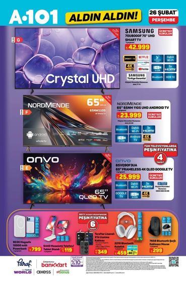26 Şubat A101 Aktüel Kataloğu Yayında A101 Bu Hafta Ne Getiriyor Tiny House, Motosiklet, TV ve Mutfak Ürünlerinde Büyük Kampanya 26 Şubat Perşembe Aldın Aldın İndirimi Yine Dolu Dolu