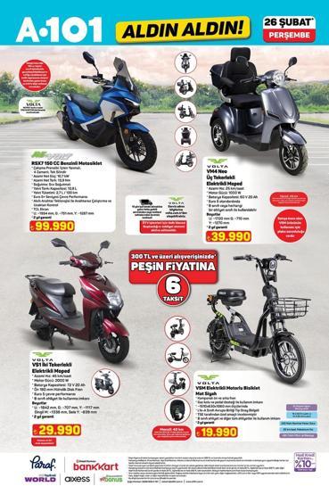 26 Şubat A101 Aktüel Kataloğu Yayında A101 Bu Hafta Ne Getiriyor Tiny House, Motosiklet, TV ve Mutfak Ürünlerinde Büyük Kampanya 26 Şubat Perşembe Aldın Aldın İndirimi Yine Dolu Dolu